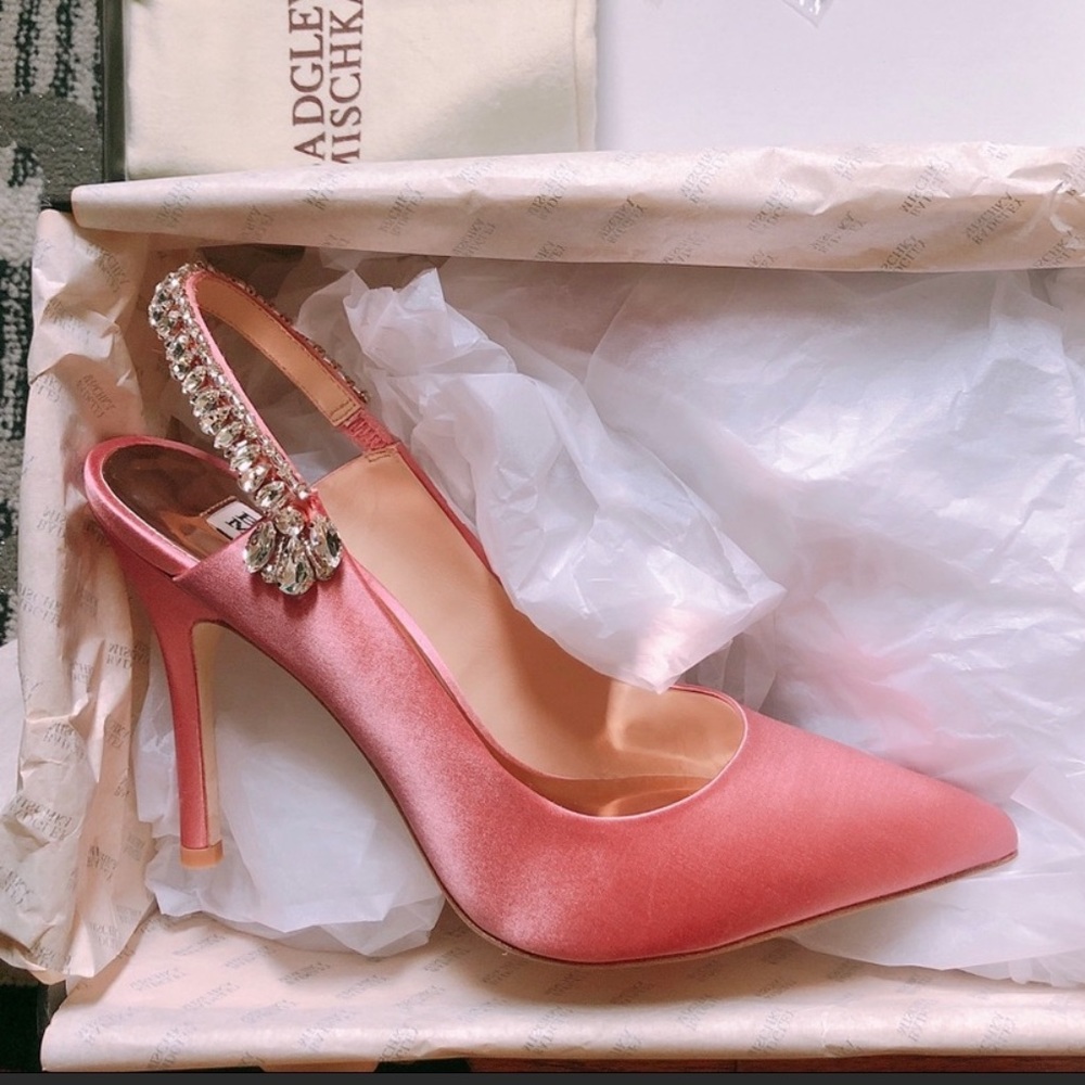 Badgley Mischka PAXTON SLING BACK EVENING SHOE - Picture 6 of 8